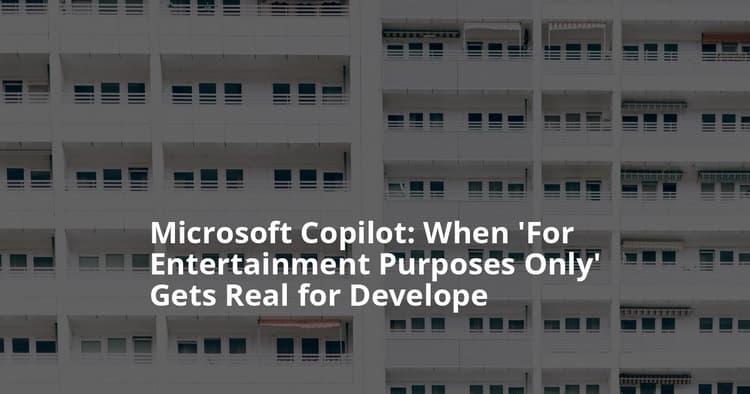 Microsoft Copilot: When AI Entertainment Gets Real for Developers