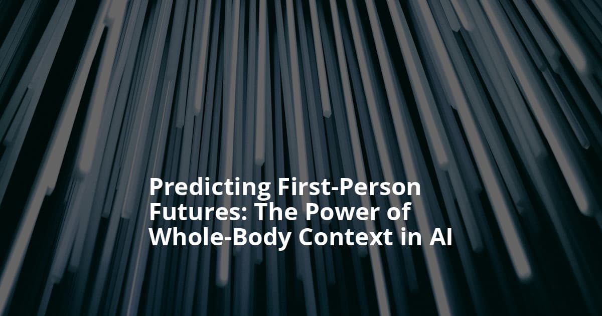 Unlocking the Future: Mastering Whole-Body Conditioned Egocentric Video Prediction