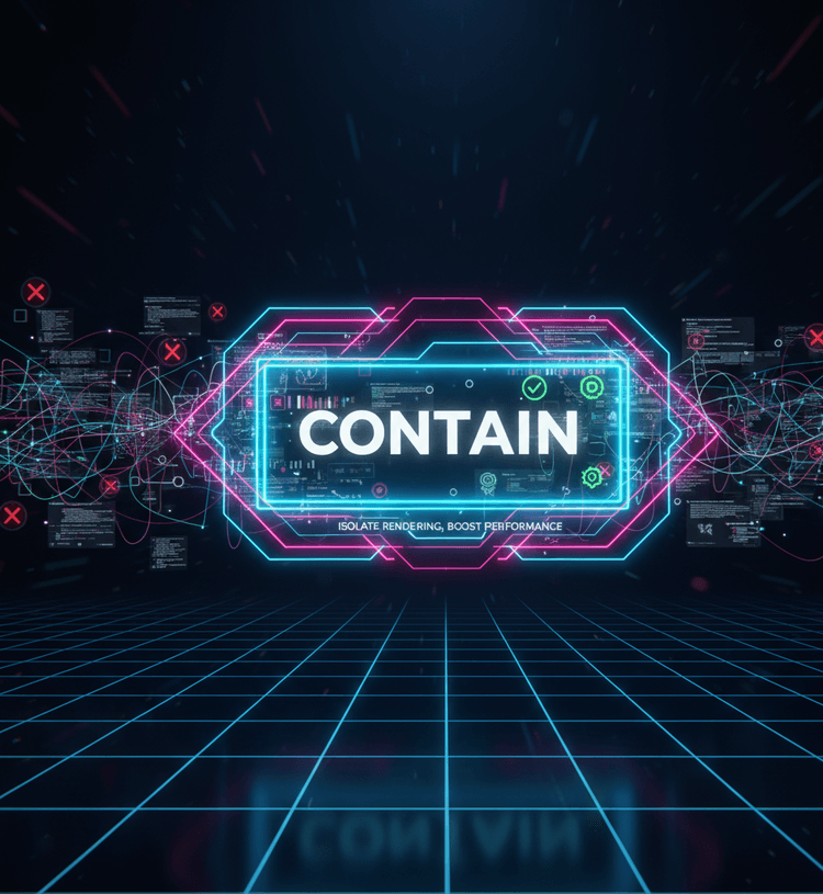 The CSS Property That Can Isolate Rendering and Fix Your Performance Bottlenecks – contain